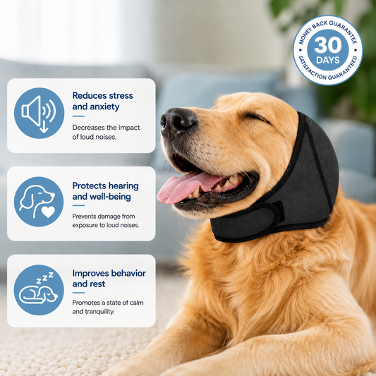 Noise-canceling earmuffs for dogs